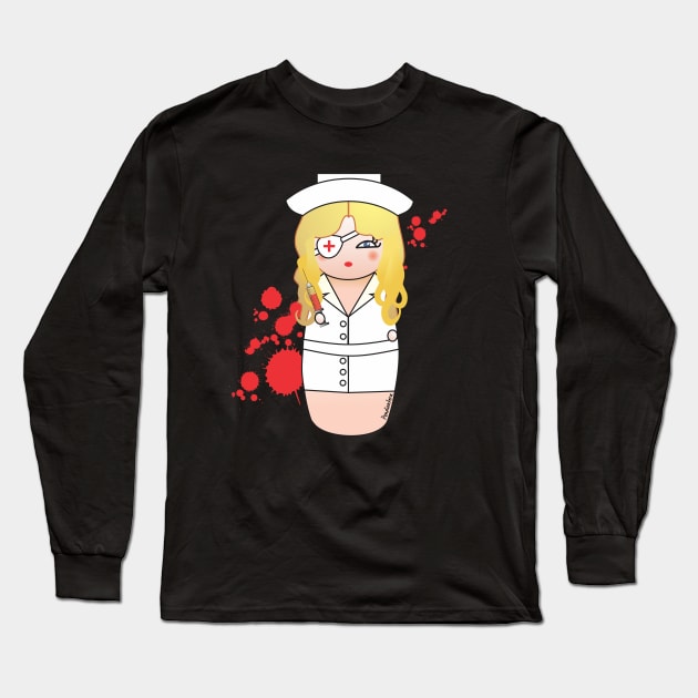 Kokeshis Elle Driver of Kill Bill Long Sleeve T-Shirt by Pendientera